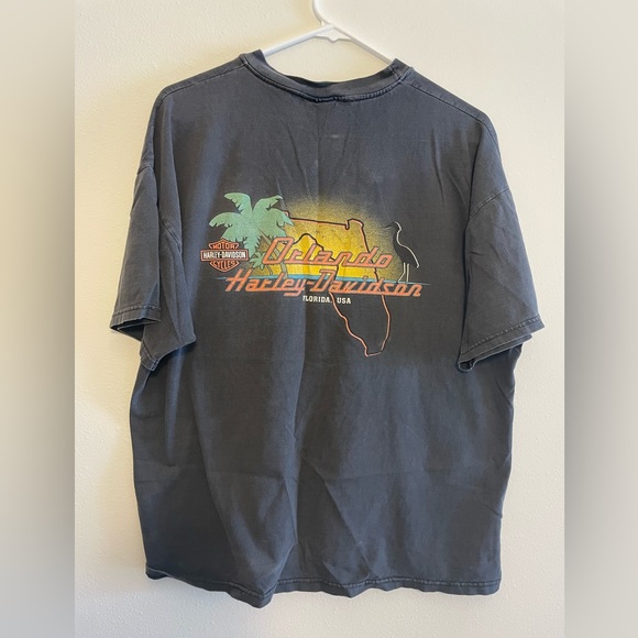 ‘Legends Can’t Stand Still’ Vintage Harley Davidson tee - Picture 2 of 4